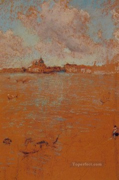 街並み Painting - ヴェネチアの風景 ジェームズ・アボット・マクニール ウィスラー ヴェネツィア